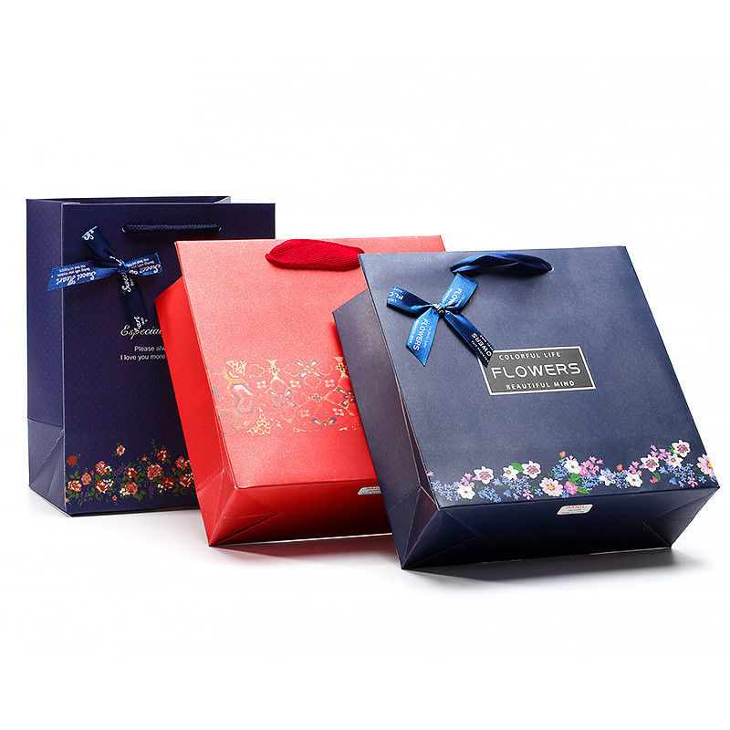 Spacious Space Hard Cardboard Paper Tote Bag for Jewelry Box Gift Packaging