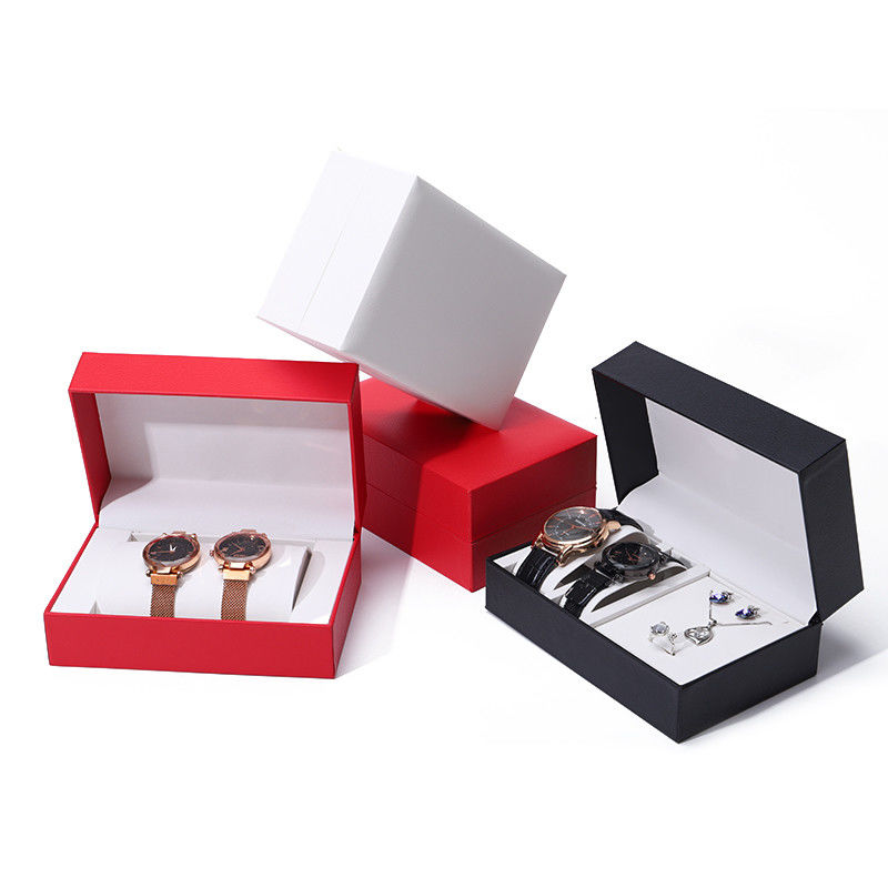 Large Capacity Hard Paper Watch Box Sturdy Jewelry Storage Case Multi Function