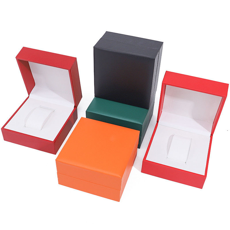 Supple Dirt-Resistant PU Leather Watch Packaging Box Sleek Luxury Storage Case