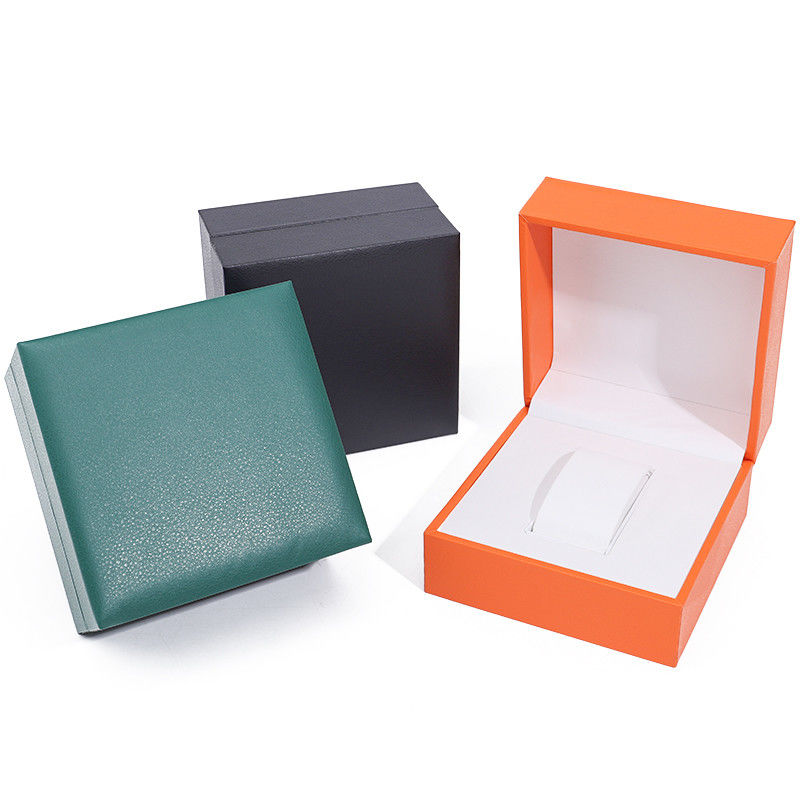 Sleek Detachable Plastic Watch Box Luxury Storage Case with Soft Velvet Lining