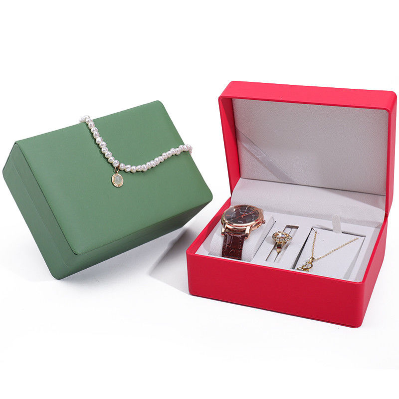 Multi-Functional Practical Watch Packaging Case Pendant Storage Box with Triple Cells