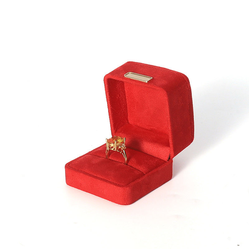 hign end luxury red flannel velvet Jewellery Box for bracelet Necklace ring Earring