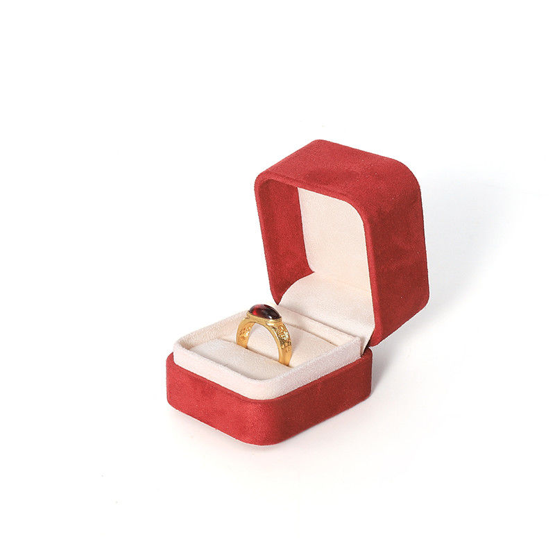 Premium Red Jewelry Box Packaging  for Big Necklace Bracelet Earrings Ring Set