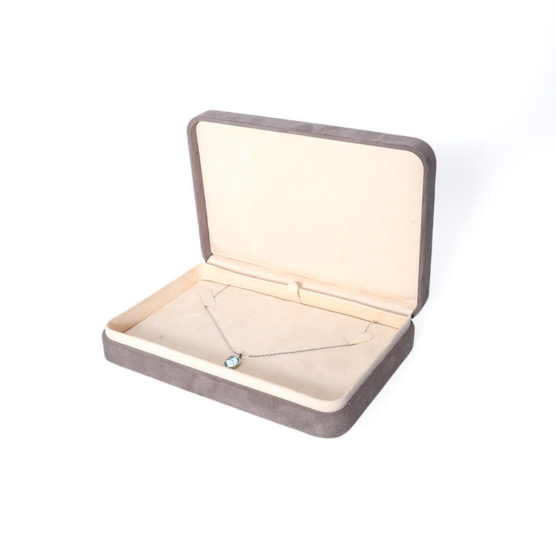 Premium Gray Jewellery Packaging Box Custom Hign End Big Jewelry Set Necklace Bracelet Earrings Ring Packaging