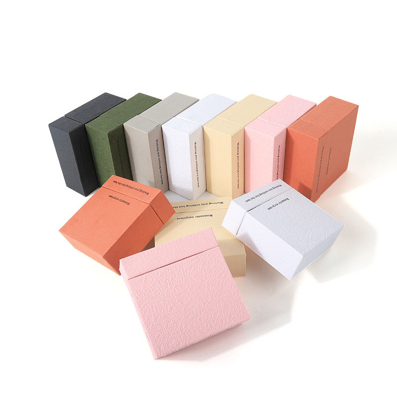 China manufacturing wholesale high quality Necklace Earring Bracelet ring box Jewellery packaging Personalized Custom Eco Friendly Cardboard Paper Drawer Jewelry Box with logo