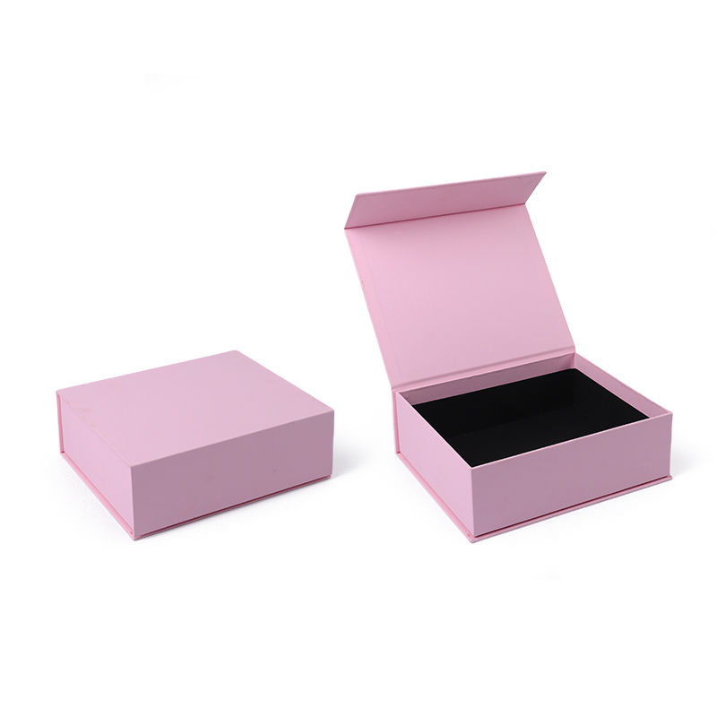 Wholesale manufacturing high quality Magnetic Gift Box Packaging Custom logo luxury Eco Friendly Cardboard Paper pink Magnetic Jewelry Box