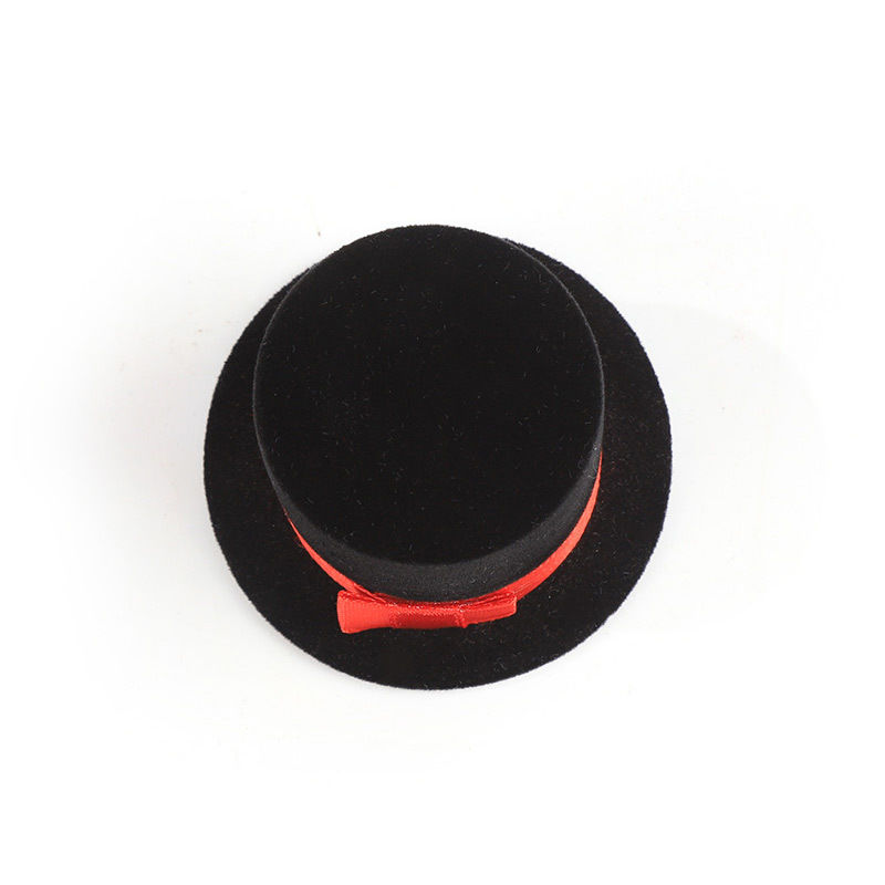 customizable hign end personalized Magic Hat velvet black jewelry ring box for holidays
