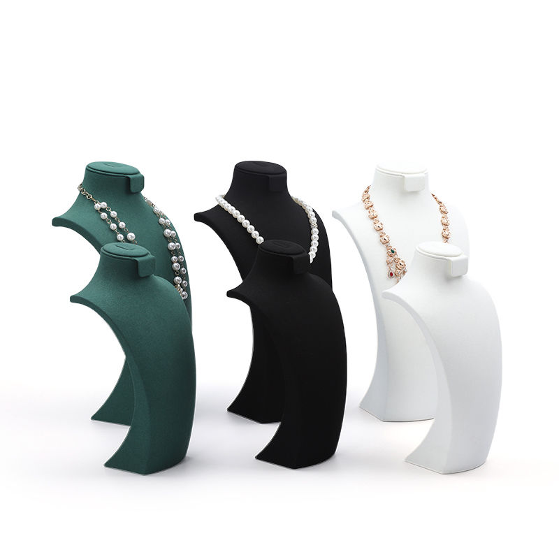 High End Jewellery Mannequin Custom green Jewelry Stand Display Jewelry Mannequin