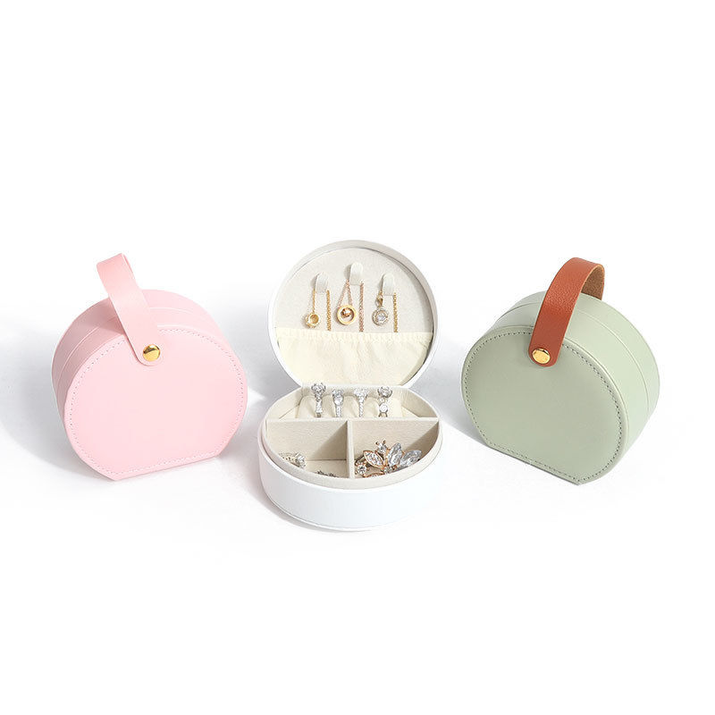 OEM ODM Leather Organizer Storage Jewelry Travel Box Custom Jewellery gift Box