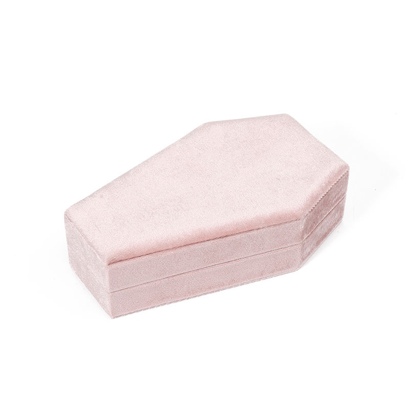 Custom Organizer Storage pink velvet Jewelry Travel Box OEM Christmas jewelry gift box