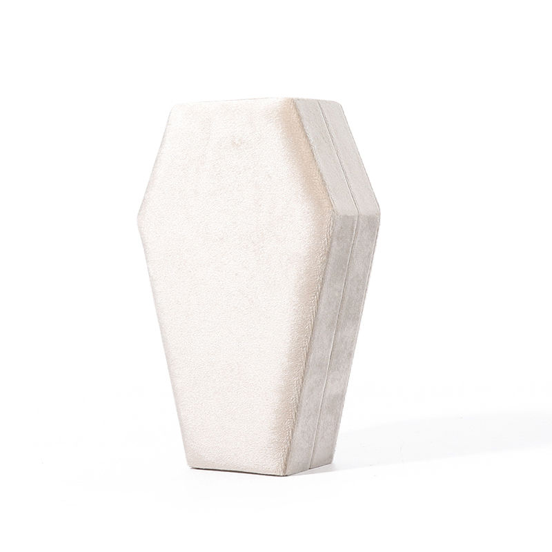 Custom Organizer Storage white velvet Jewelry Travel Box OEM Christmas jewelry gift box