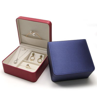 Custom Ring Earrings And Necklace Gift Box Set For Travel Jewelry Storage