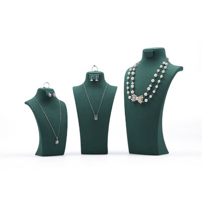 High End Jewellery Mannequin Custom green Jewelry Stand Display Jewelry Mannequin